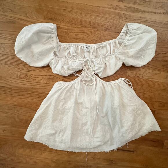 Sabo White with Cutouts Eilish Dress - Picture 3 of 8